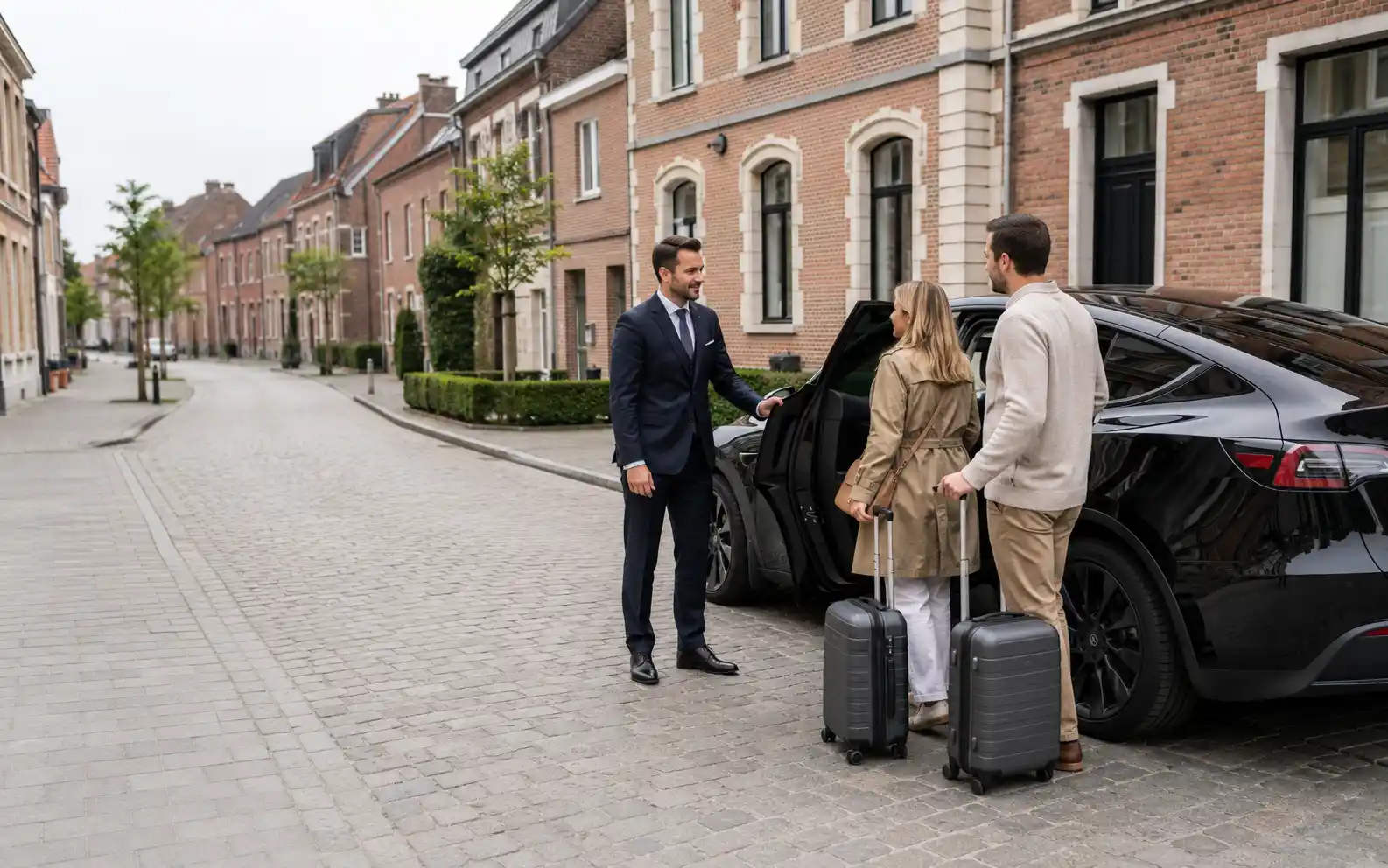 Lille Europe to Tielt private transfer with LilleCab chauffeur