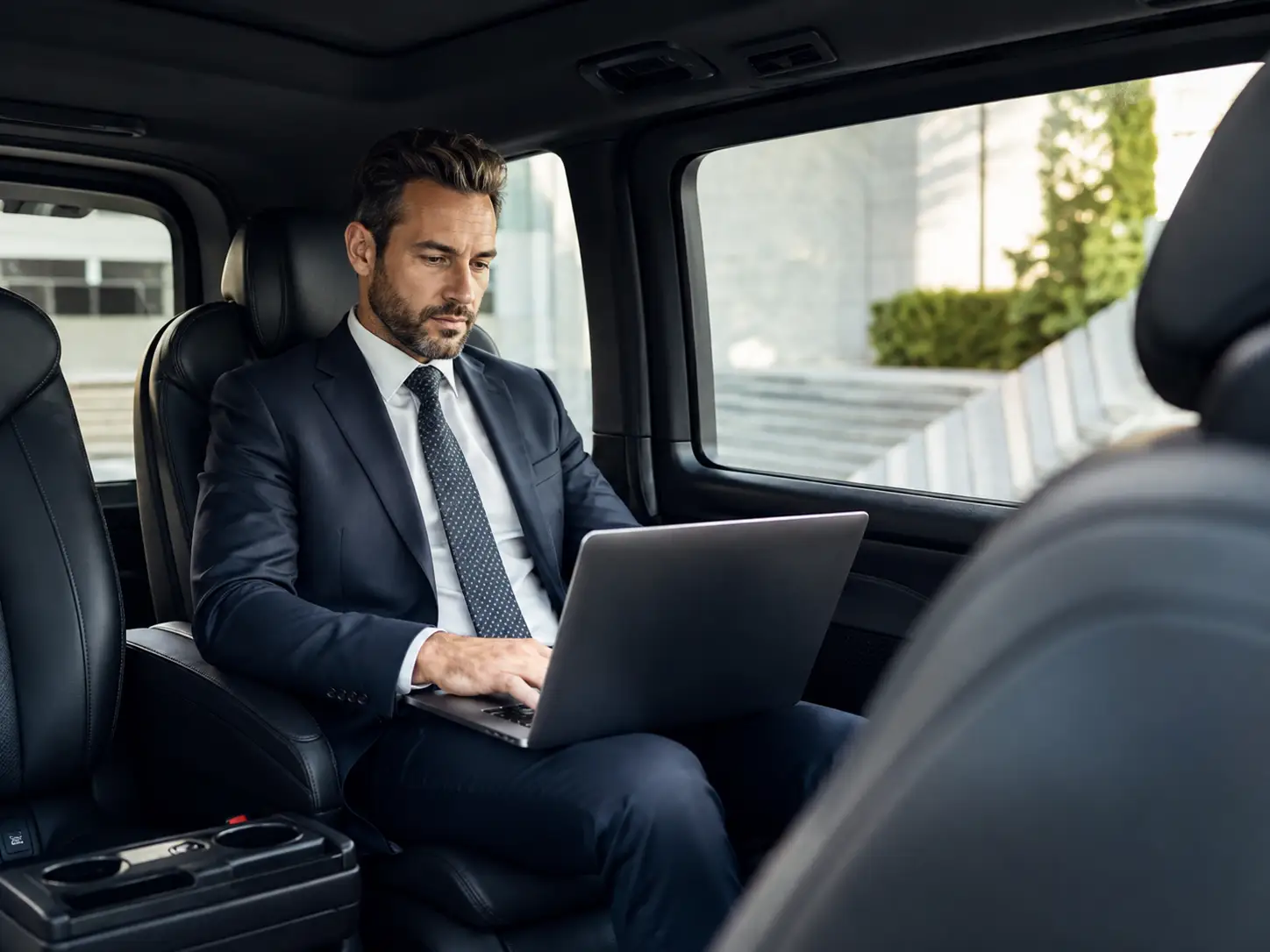 Business chauffeur transfer for Lille to Ghent private transfer, Mercedes V-Class
