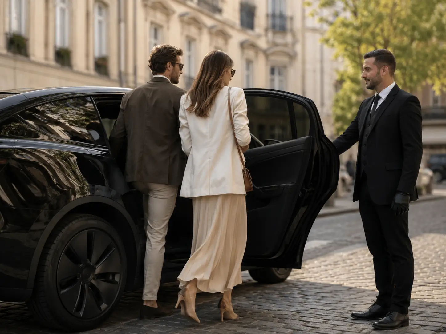Couple private chauffeur transfer for Lille to Ghent private transfer
