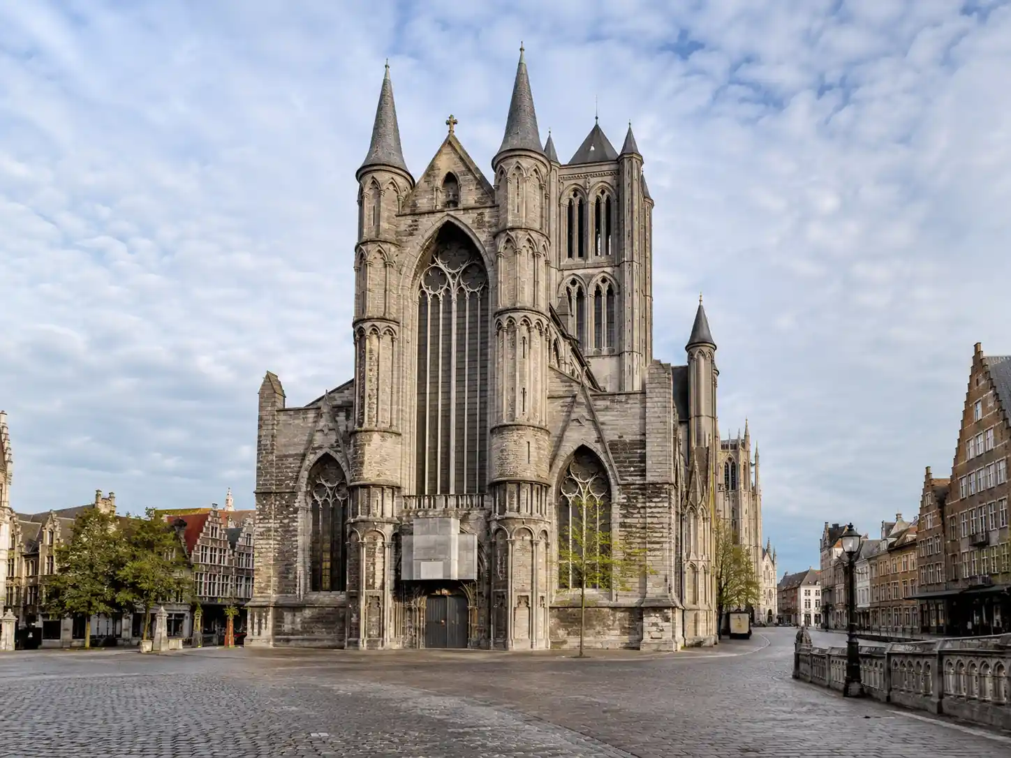 Saint Bavo's Cathedral Ghent, home to the Adoration of the Mystic Lamb